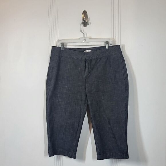 Coldwater Creek Plus Size Petite Dark Gray Walking Shorts - Picture 1 of 10